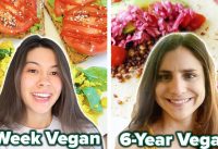 What A Beginner, Intermediate, And Experienced Vegan Eat In A Day