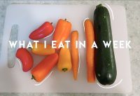 what I eat in a week (vegetarian) 🥑🥦🥒
