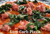 Low Carb Diabetes Pizza Recipe- Mediterranean diet