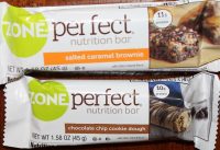 Zone Perfect Nutrition Bars: Salted Caramel Brownie & Chocolate Chip Cookie Dough Review