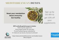 Resetting your metabolism with the Mediterranean detox