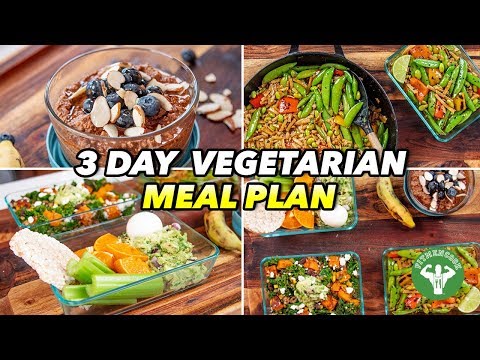 3 Day Vegetarian Meal Plan