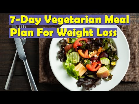 7-Day Vegetarian Meal Plan For Weight Loss | Healthy Vegetarian Lunch Ideas From Monday to Friday