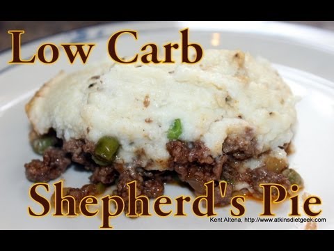 Atkins Diet Recipes: Low Carb Shepherd's Pie (IF)