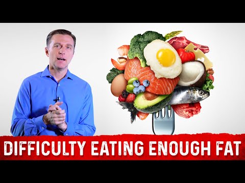 Difficulty Eating Enough Fat (75 Percent Total Calories) on Keto and Intermittent Fasting?: Dr.Berg