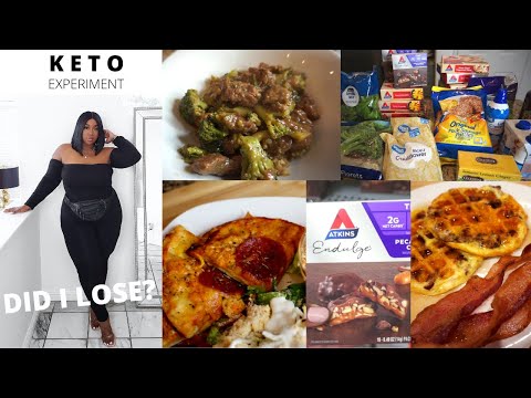 EATING ATKINS FROZEN MEALS EVERYDAY FOR A WEEK! DID I LOSE? | KETO FASHO