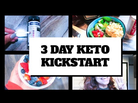 HOW TO GET INTO KETOSIS FAST| 3 DAY KETO KICKSTART| LOW CARB| WHAT I EAT IN A DAY