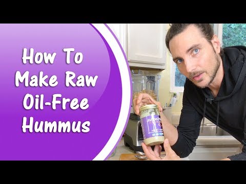 How To Make The Best Raw Oil-Free Hummus | Raw Vegan, Plant Based Recipes