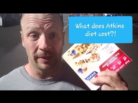 How much does the Atkins diet cost?