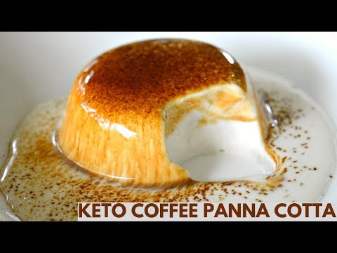 Keto Coffee Panna Cotta | Keto Recipes | Low Carb Panna Cotta
