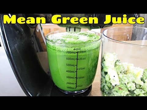 Mean Green Juice Recipe - Detox and Weight Loss - PoorMansGourmet