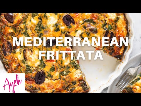 Mediterranean Frittata - Cooking With Ayeh