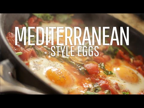 Mediterranean Style Eggs - A Delicious Low-Carb Recipe