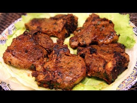Moroccan Grilled Lamb Chops Recipe - CookingWithAlia - Episode 212