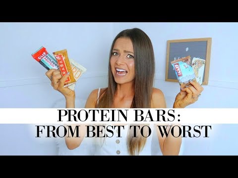NUTRITIONIST RANKS "HEALTHY" PROTEIN BARS