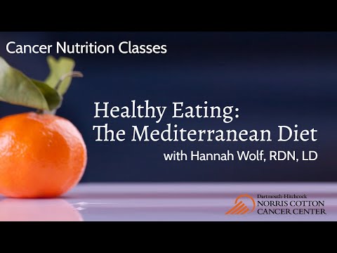 Oncology Nutrition Classes for Cancer Patients and Care Partners: The Mediterranean Diet