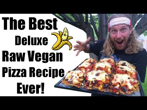 Raw Vegan Pizza Recipe, the Best Ever!