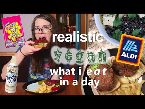 Realistic VEGAN What I Eat In A Day // 16:8 Intermittent Fasting