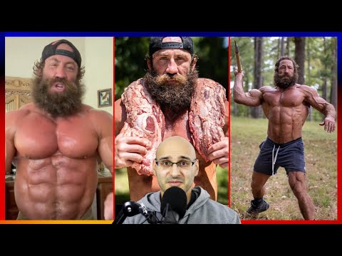 Roided 'Caveman' Eats Raw Meat To Get Jacked