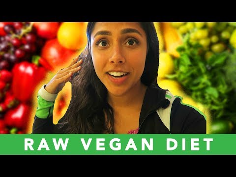 Trying The RAW VEGAN DIET For A Week 🥕 (No animal products or cooked foods)