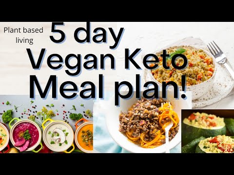Vegan keto meal plan 5 days, what I eat in a day on vegan keto, the vegan keto challenge