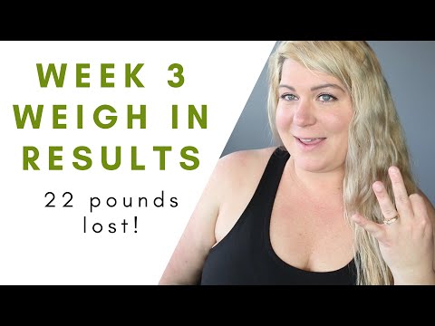 WEEK 3 UPDATE - 22 POUNDS GONE IN 3 WEEKS WITH KETO
