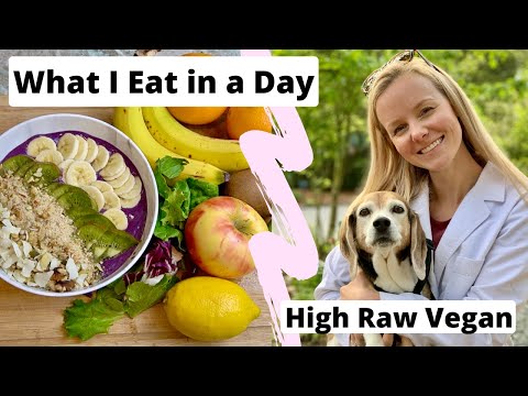 What I Eat in A Day - High Raw Vegan (Raw til 4)