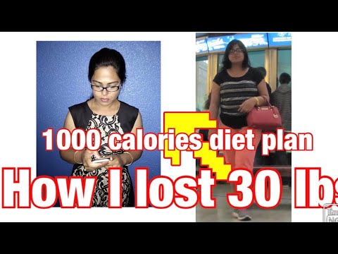 How i lost 30 lbs. 1000 calories vegetarian diet plan to lose weight. BALANCED DIET PLAN.FAT TO FIT