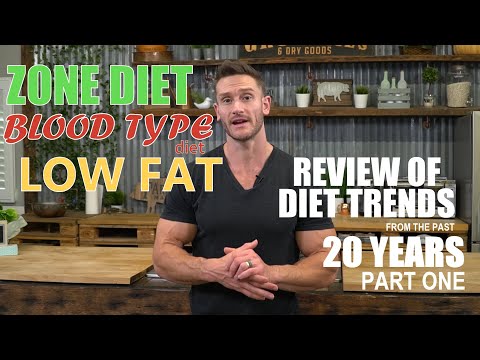The Good and Bad Diet Trends of Past 20 Years (Zone Diet, Blood Type Diet, Low Fat Diet) - Part 1