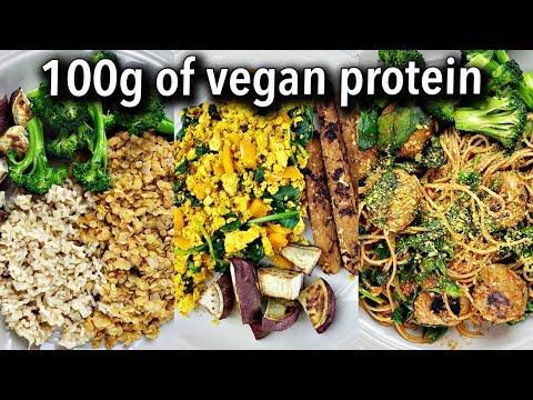 THIS IS WHAT 100g OF VEGAN PROTEIN LOOKS LIKE